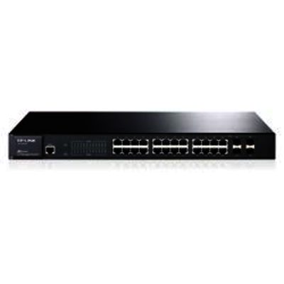 TP LINK 24-Port Gigabit L2 Managed Switch with 4 Combo SFP Slots TP LINK 24-Port Gigabit L2 Managed Switch with 4 Combo SFP Slots